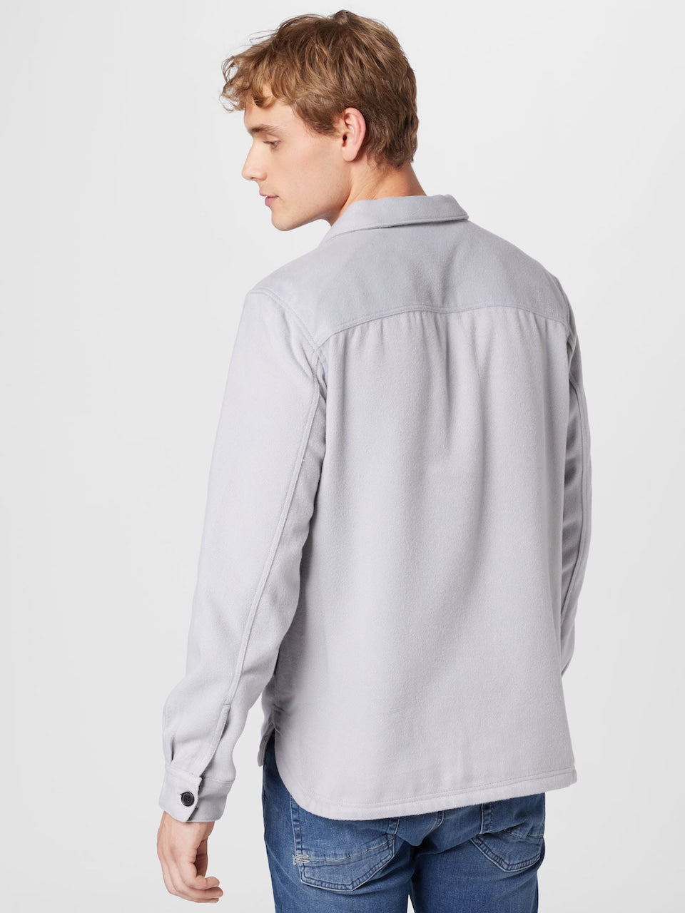 ONLY & SONS CAMICIA GREY CON TASCHE