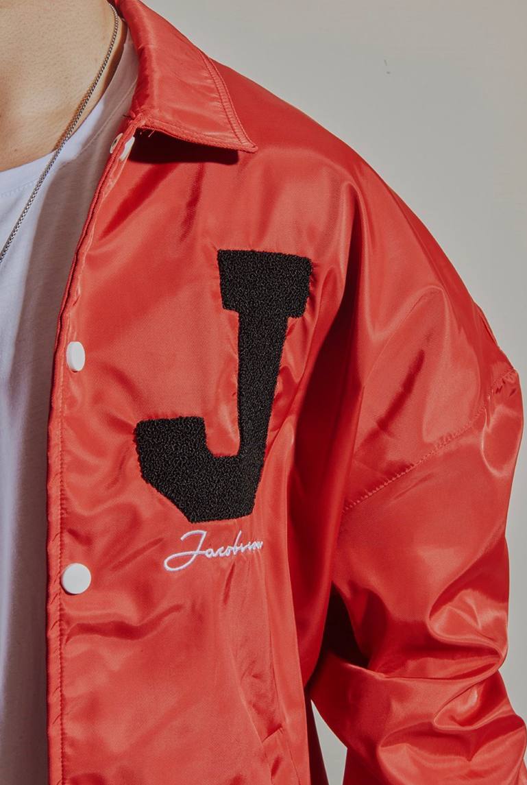 GIACCA BOMBER J COLLECTION COLORE ROSSO