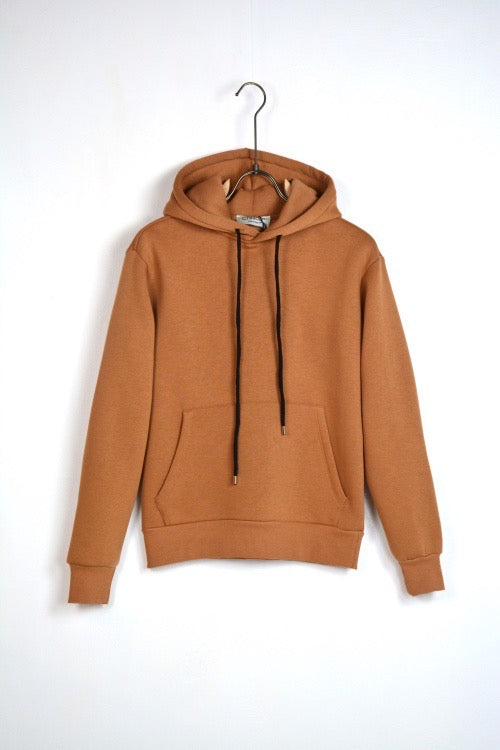 FELPA CON CAPPUCCIO "STAY ORIGINAL FOREVER" - CAMEL