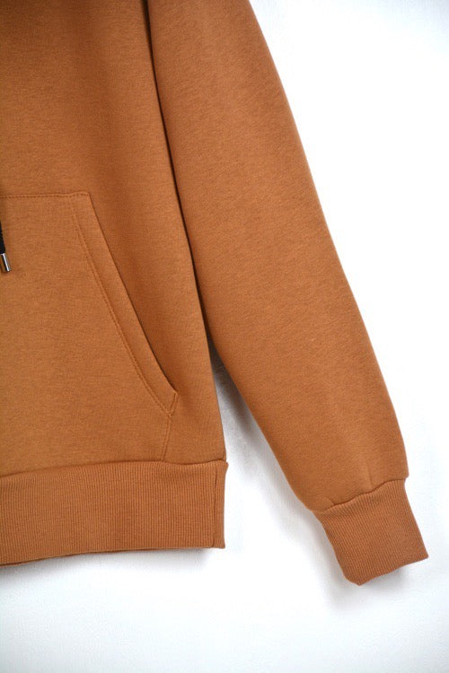 FELPA CON CAPPUCCIO "STAY ORIGINAL FOREVER" - CAMEL