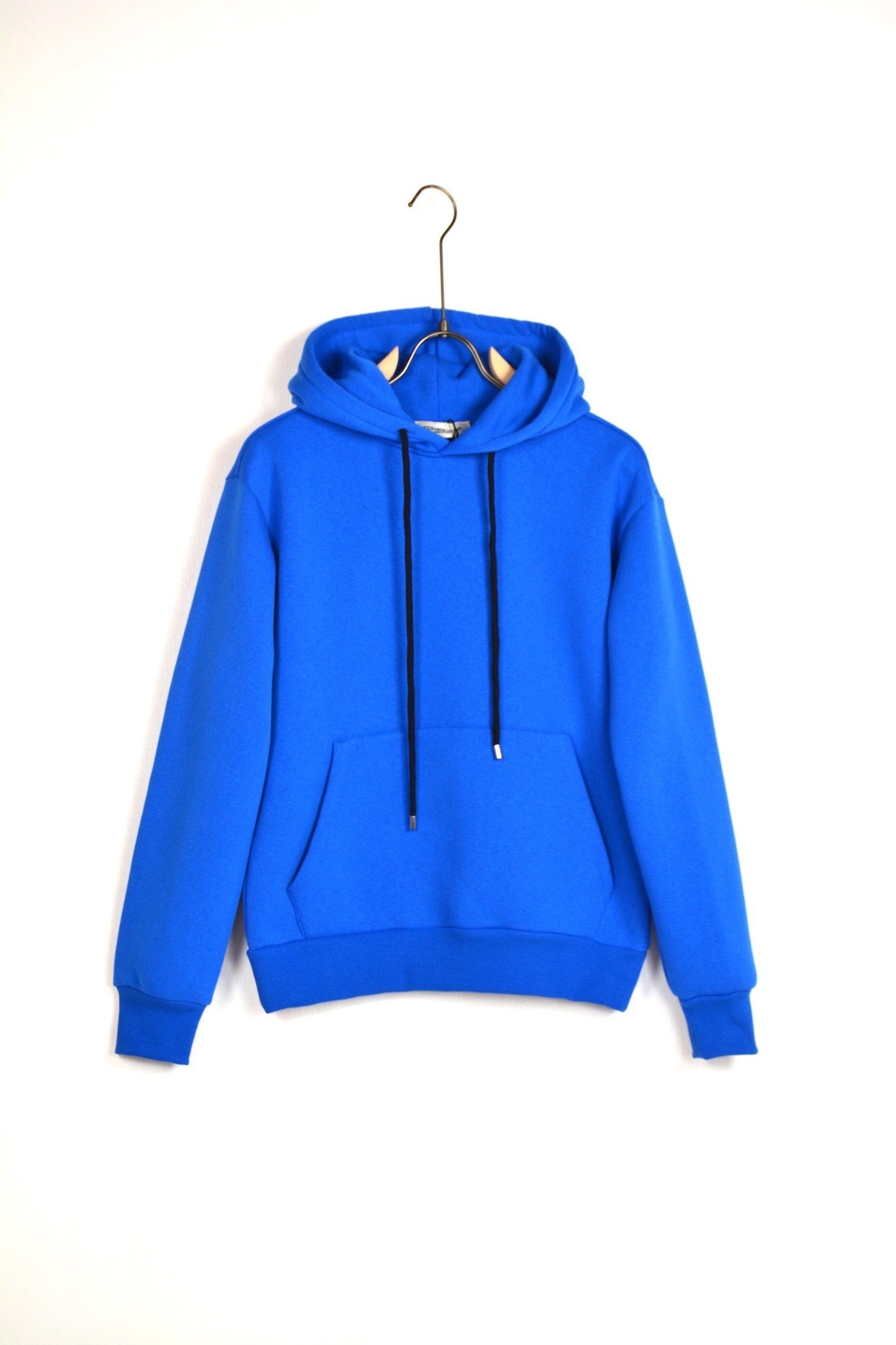 FELPA CON CAPPUCCIO "STAY ORIGINAL FOREVER" - Blu royal