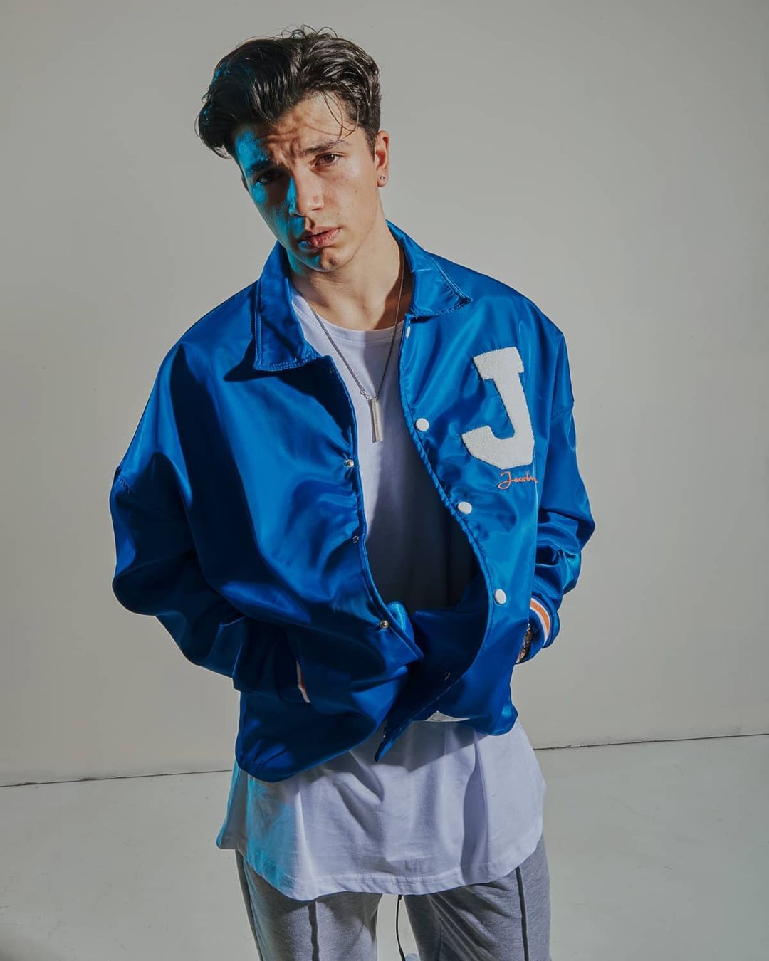 GIACCA OVERSIZE J COLLECTION COLORE BLU