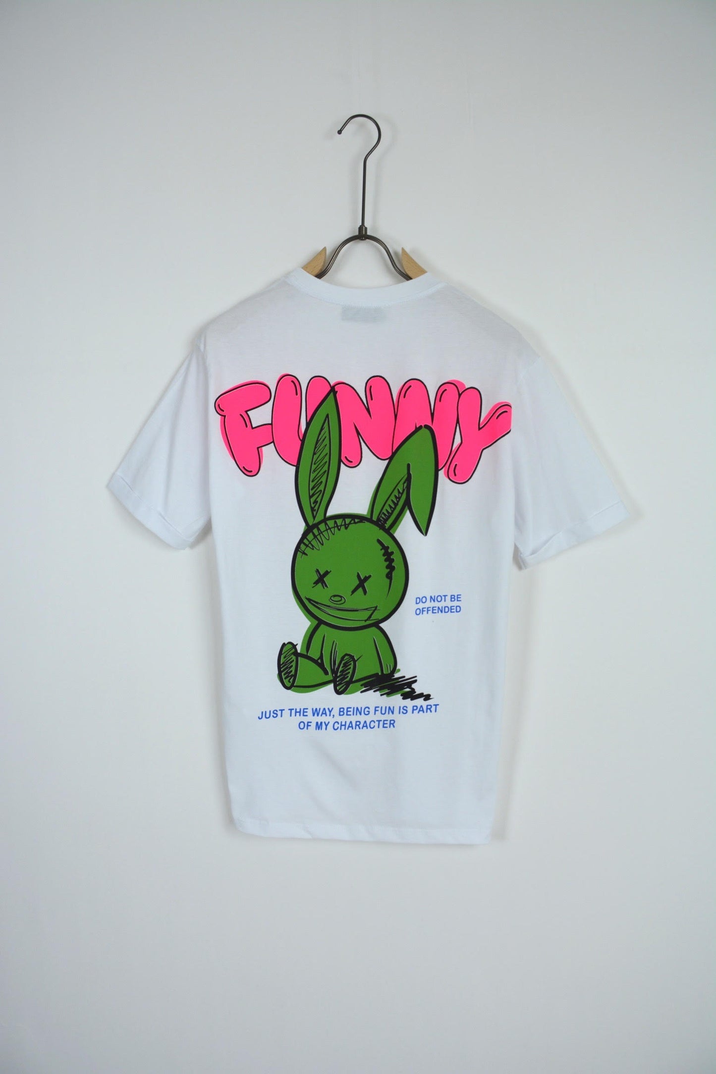 T-SHIRT FUNNY - White