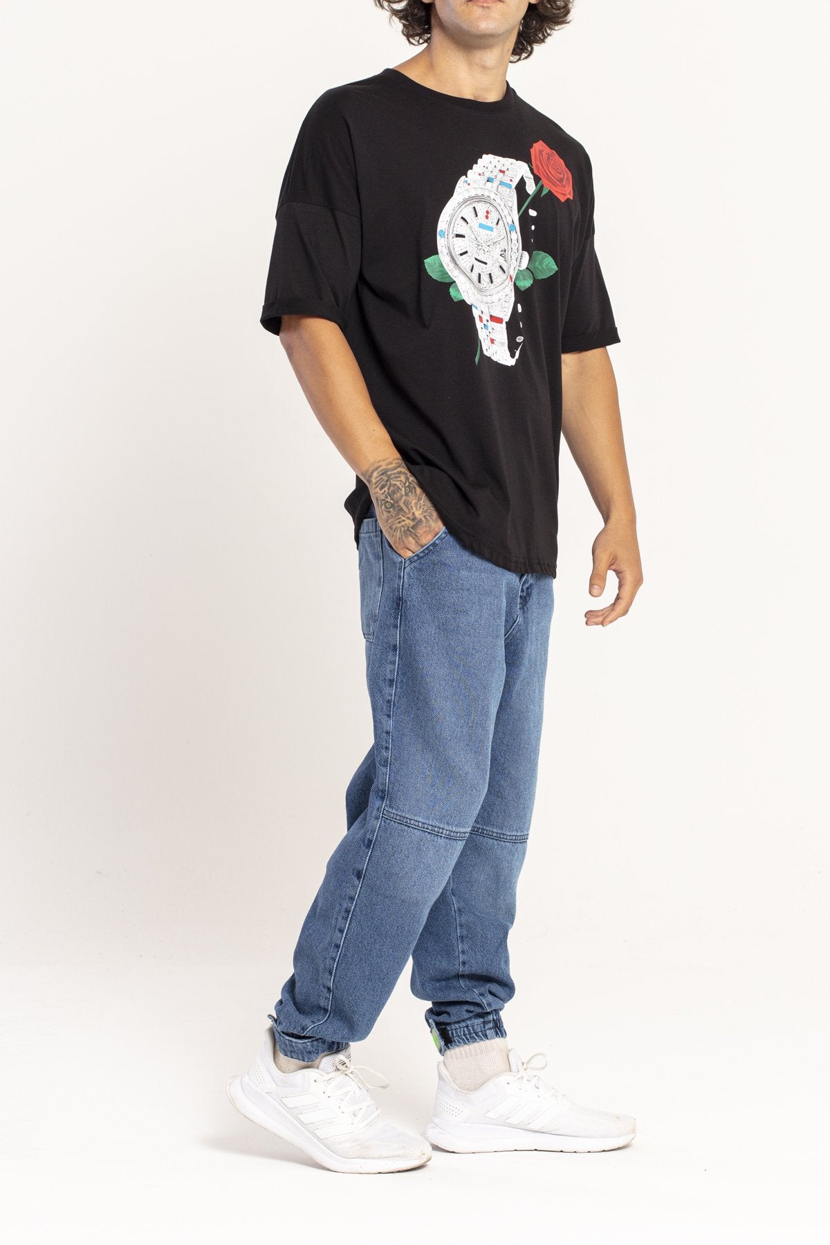 T-SHIRT OVERSIZE - ROLEX AND ROSE