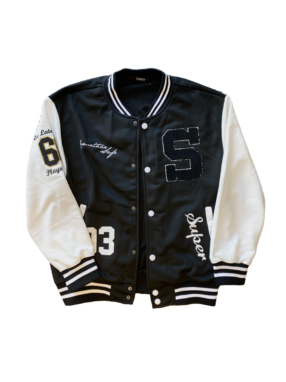 GIUBBOTTO VARSITY COLLEGE BLACK - Col. Nero