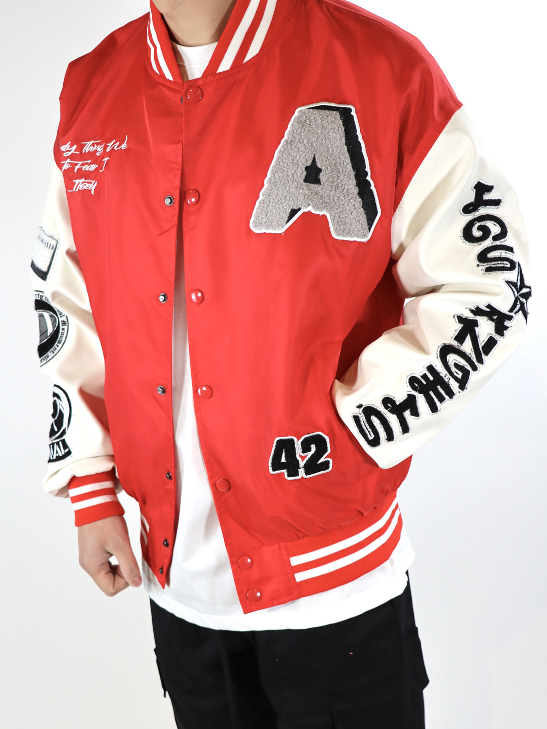 GIUBBOTTO COLLEGE LOS ANGELES - Col. Rosso