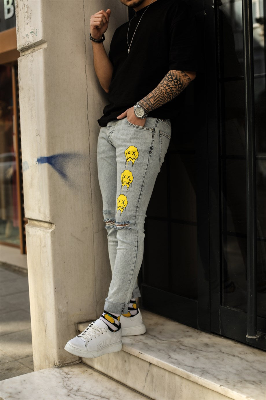 JEANS SLIM FIT EMOJI