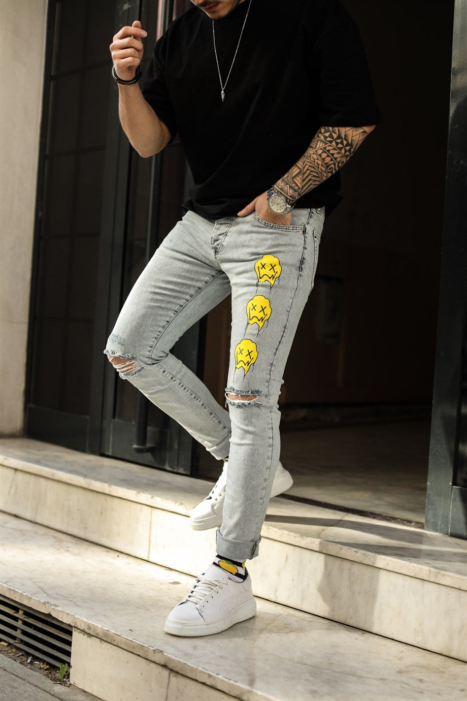 JEANS SLIM FIT EMOJI
