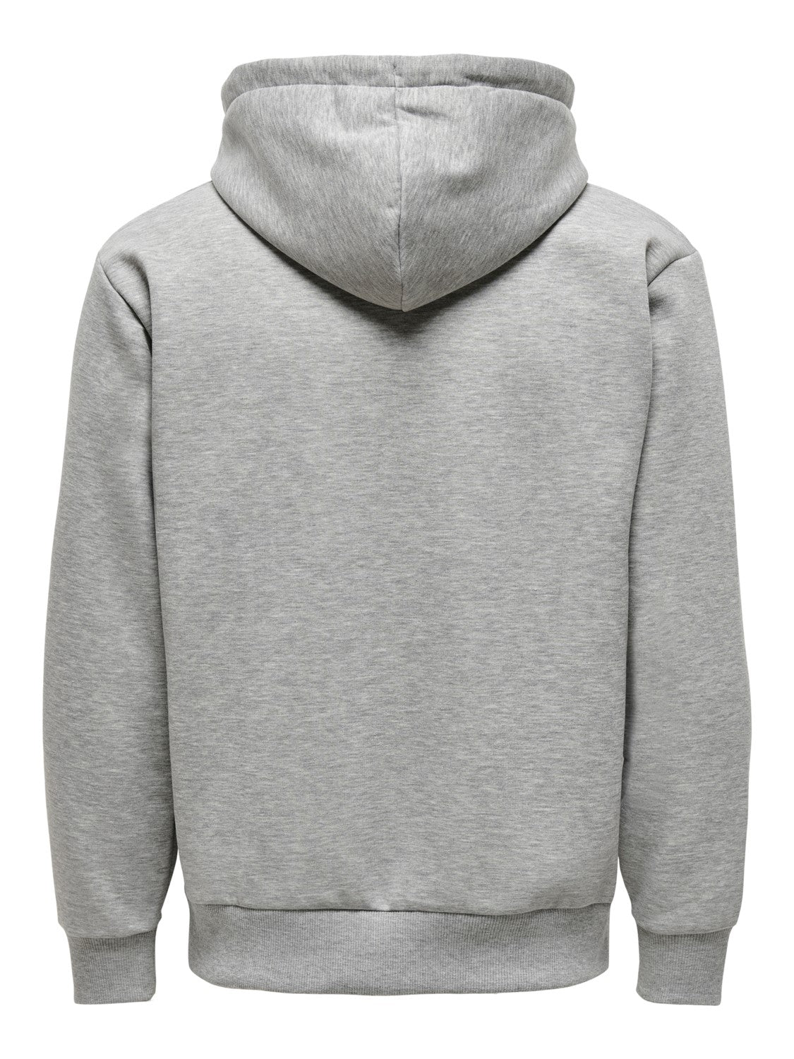 FELPA CON CAPPUCCIO FELPATA - Light Grey