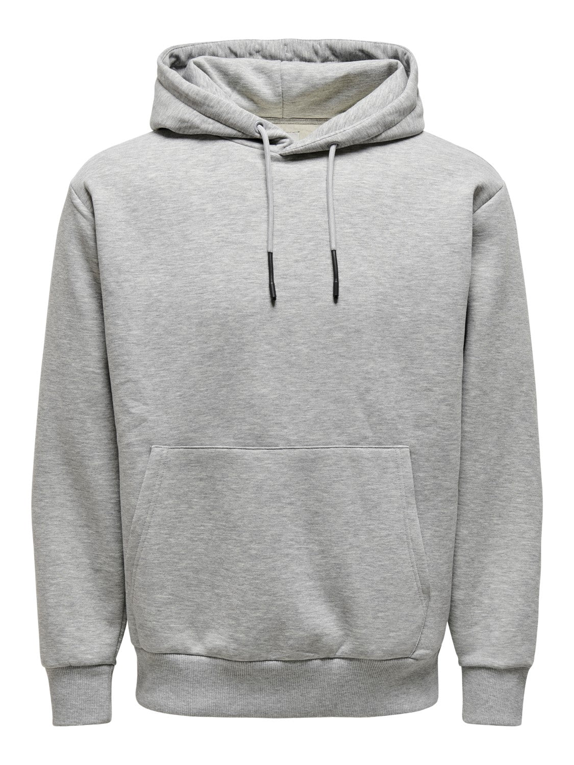 FELPA CON CAPPUCCIO FELPATA - Light Grey