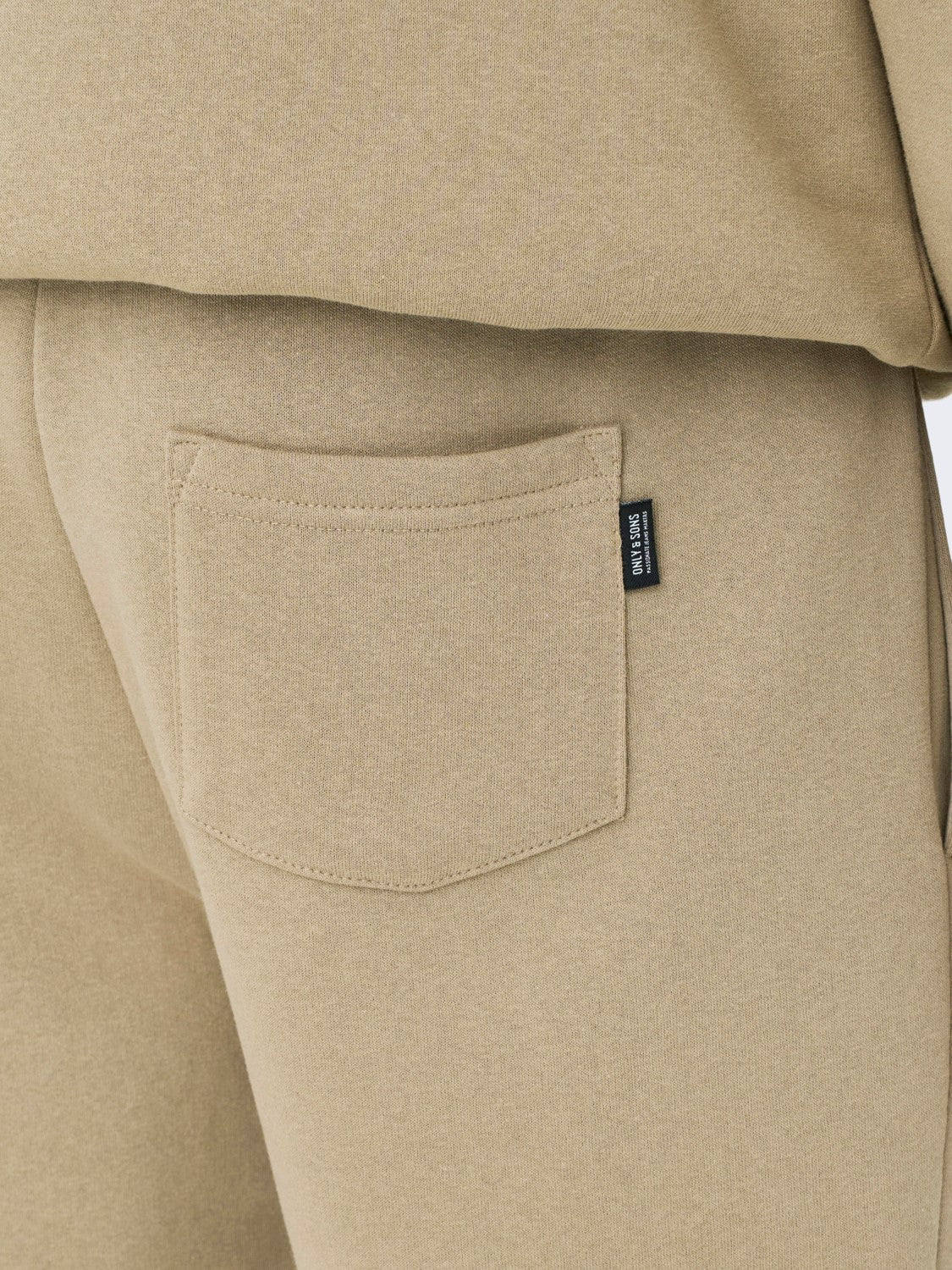 PANTALONE TUTA FELPATO CON POLSINI - Chinchilla