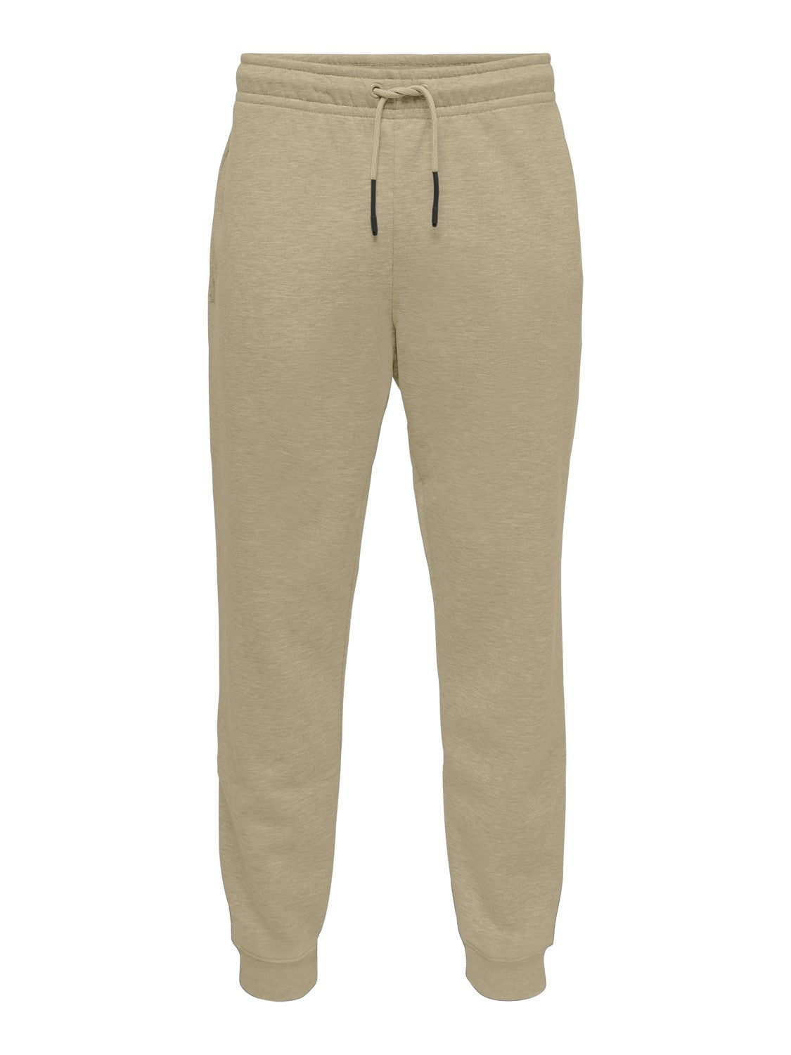 PANTALONE TUTA FELPATO CON POLSINI - Chinchilla