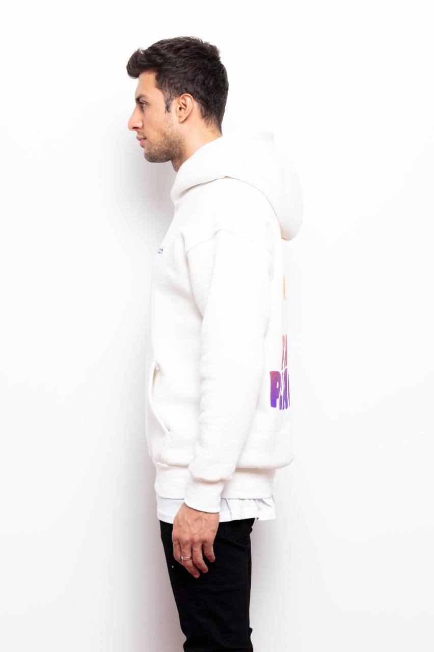 FELPA CON CAPPUCCIO "KEEP IT SIMPLE"