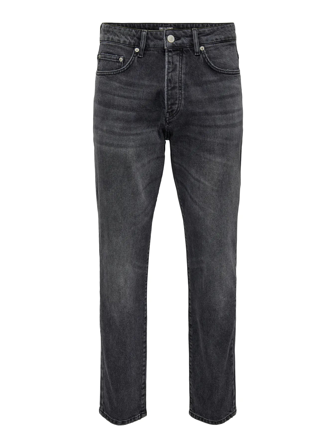 ONLY & SONS YOKE TAPERED JEANS - Col. nero