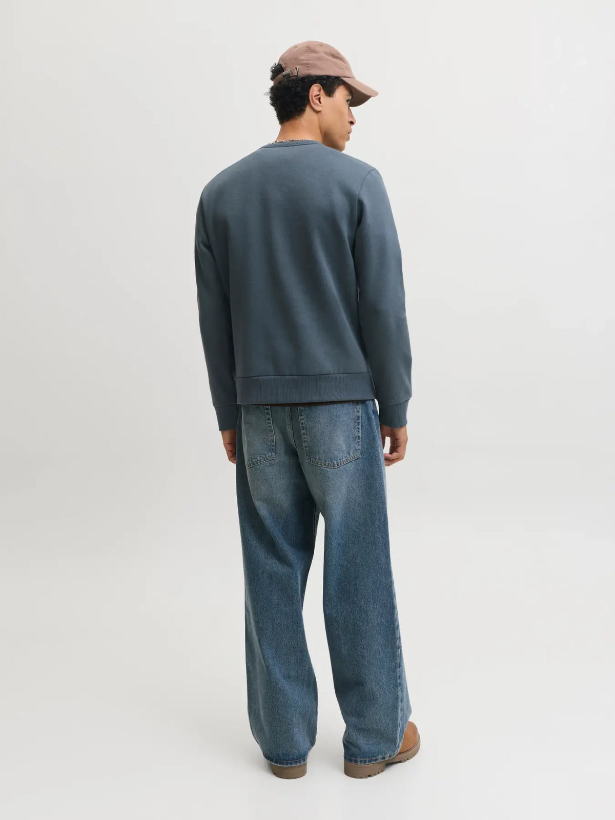 JACK & JONES FELPA SENZA CAPPUCCIO "JJCLEVELAND" - Turbulence