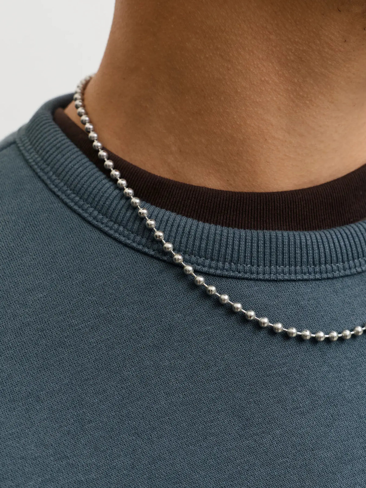JACK & JONES FELPA SENZA CAPPUCCIO "JJCLEVELAND" - Turbulence