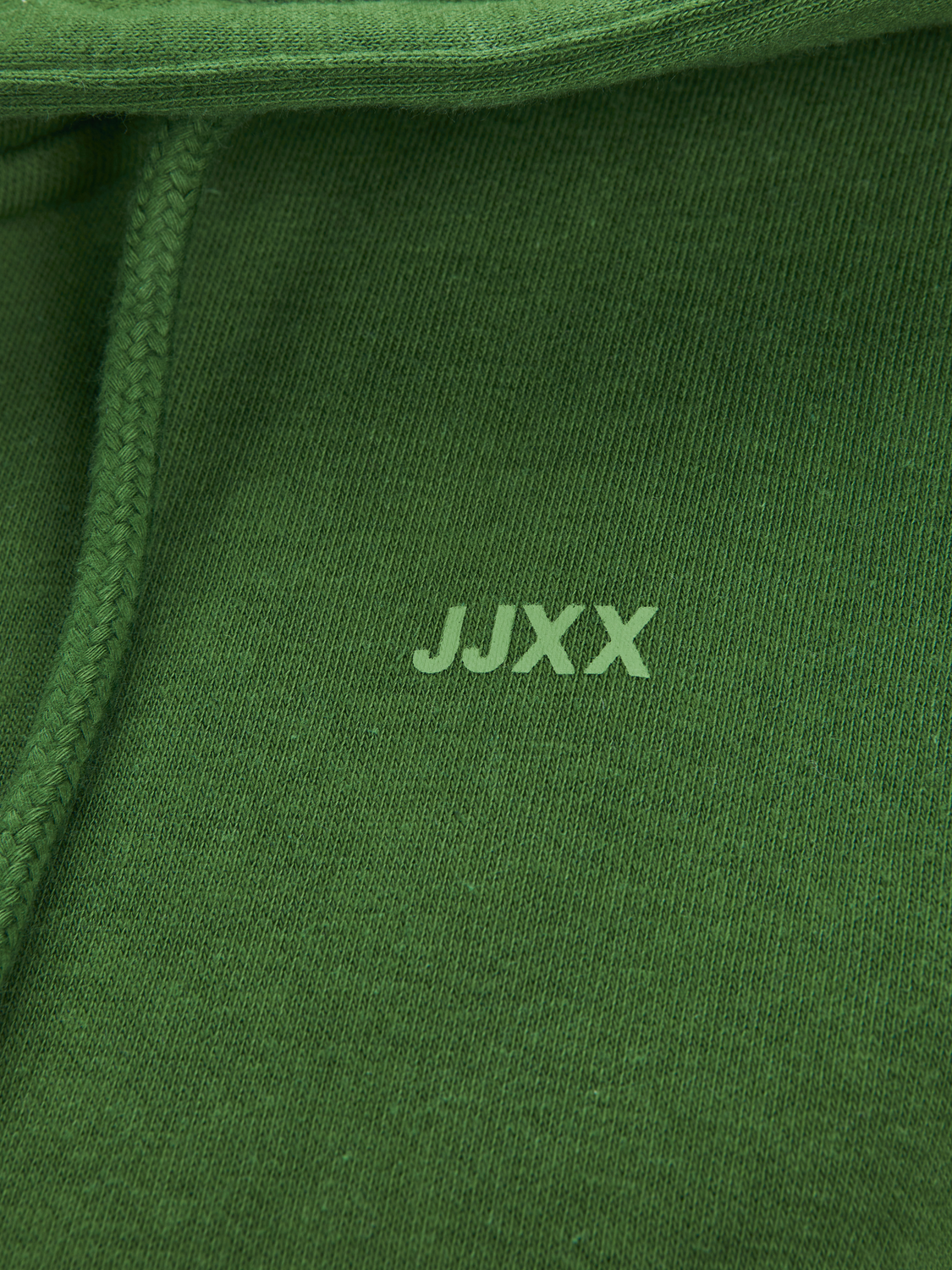 JXABBIE FELPA CON CAPPUCCIO E ZIP - Col. verde