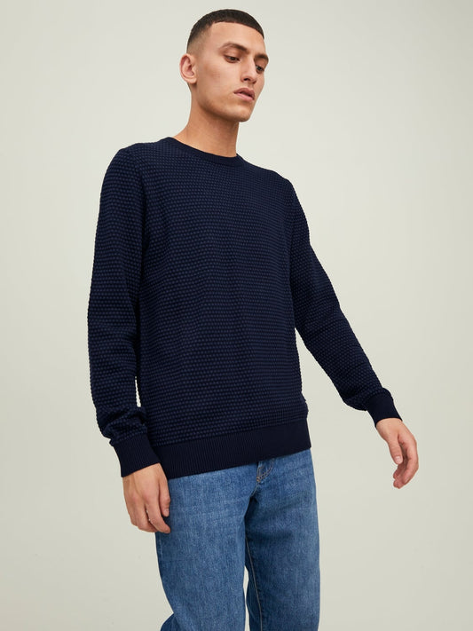 JACK & JONES PULLOVER ESSENTIALS  - Col. Blu scuro