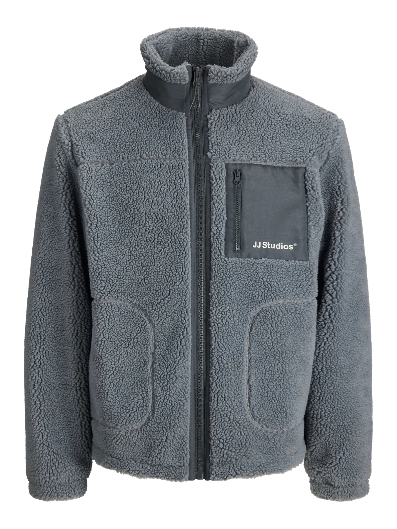JACK & JONES GIACCA TEDDY JJ STUDIOS - Col. azzurro