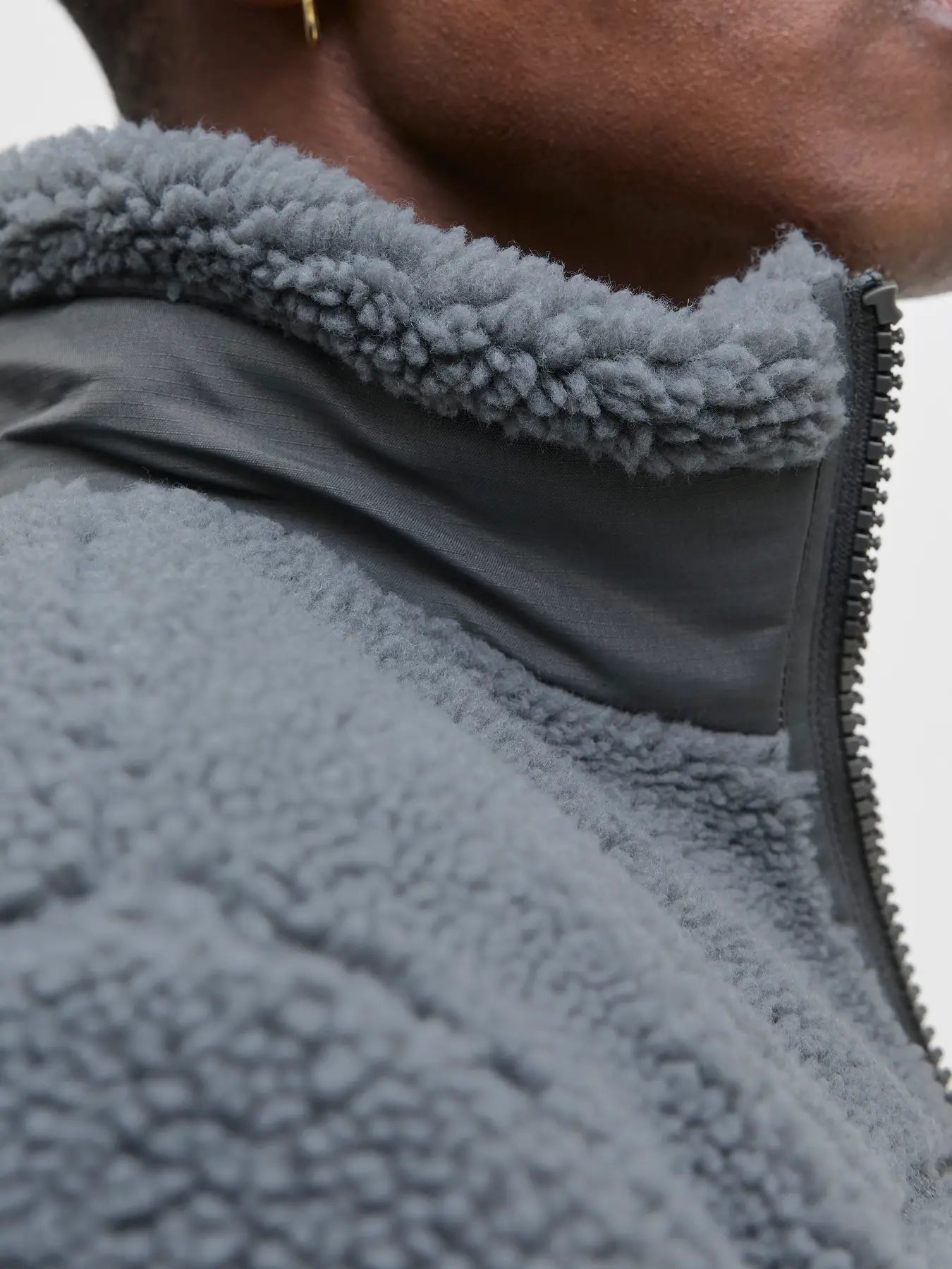 JACK & JONES GIACCA TEDDY JJ STUDIOS - Col. azzurro