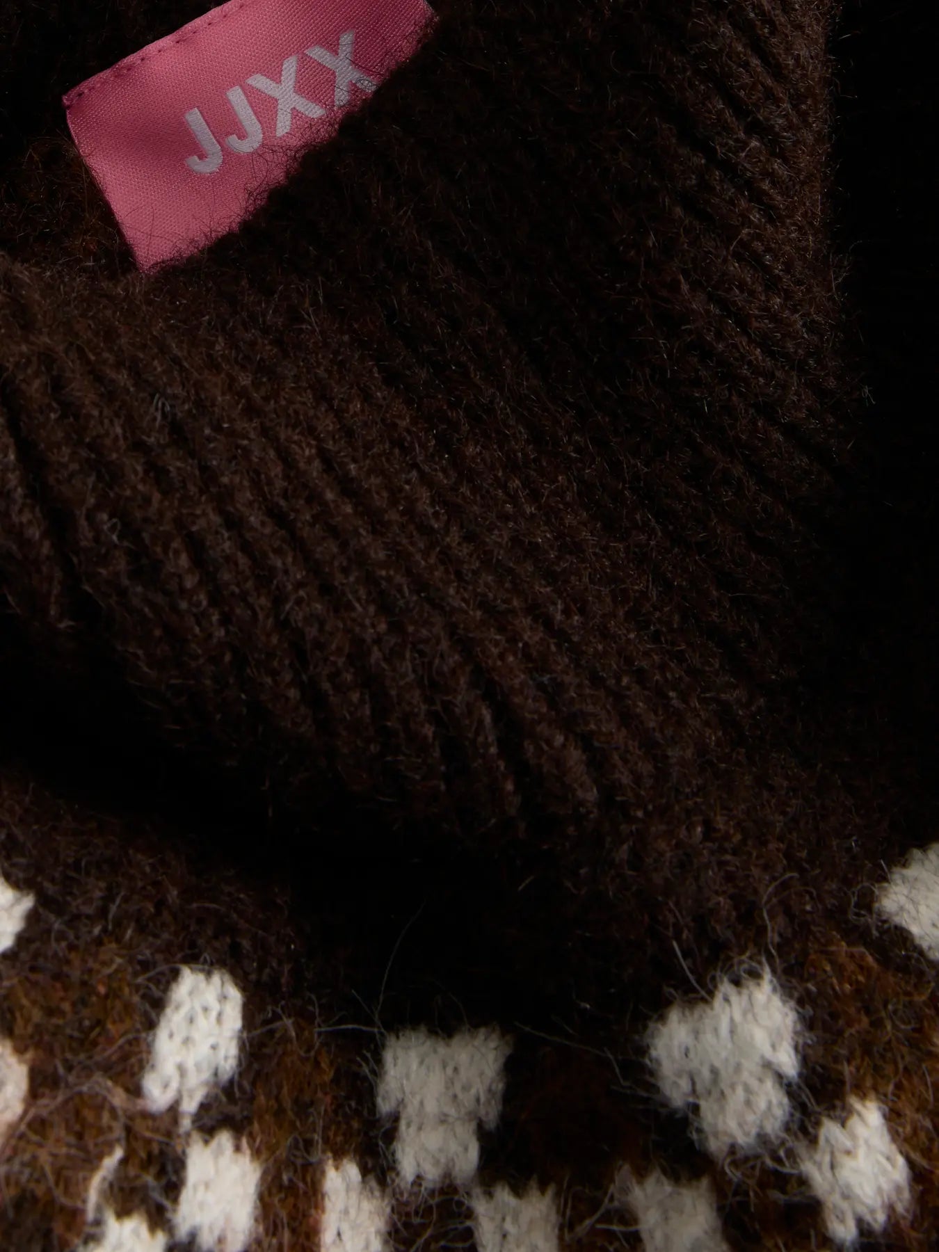 JJXX - Maglione dolcevita 'JXKRISTIN' - Marrone/panna