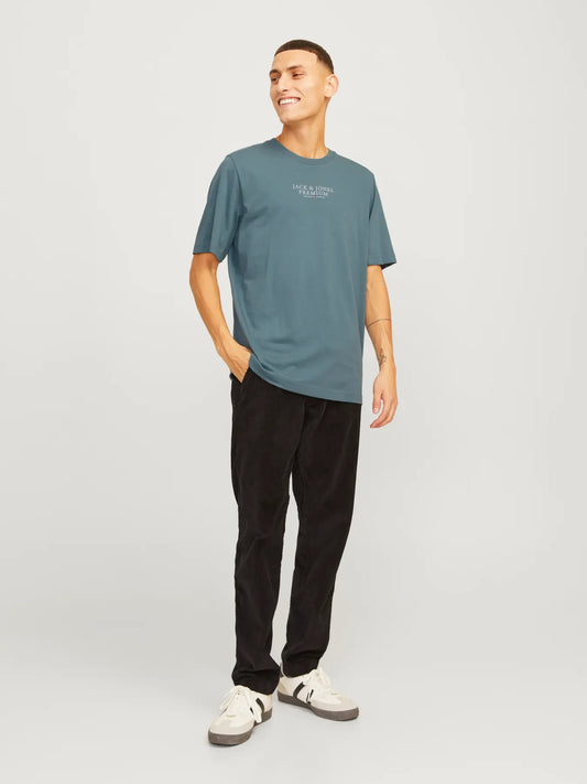 JACK & JONES T-SHIRT ORIGINALS PREMIUM - Col. Verde acqua