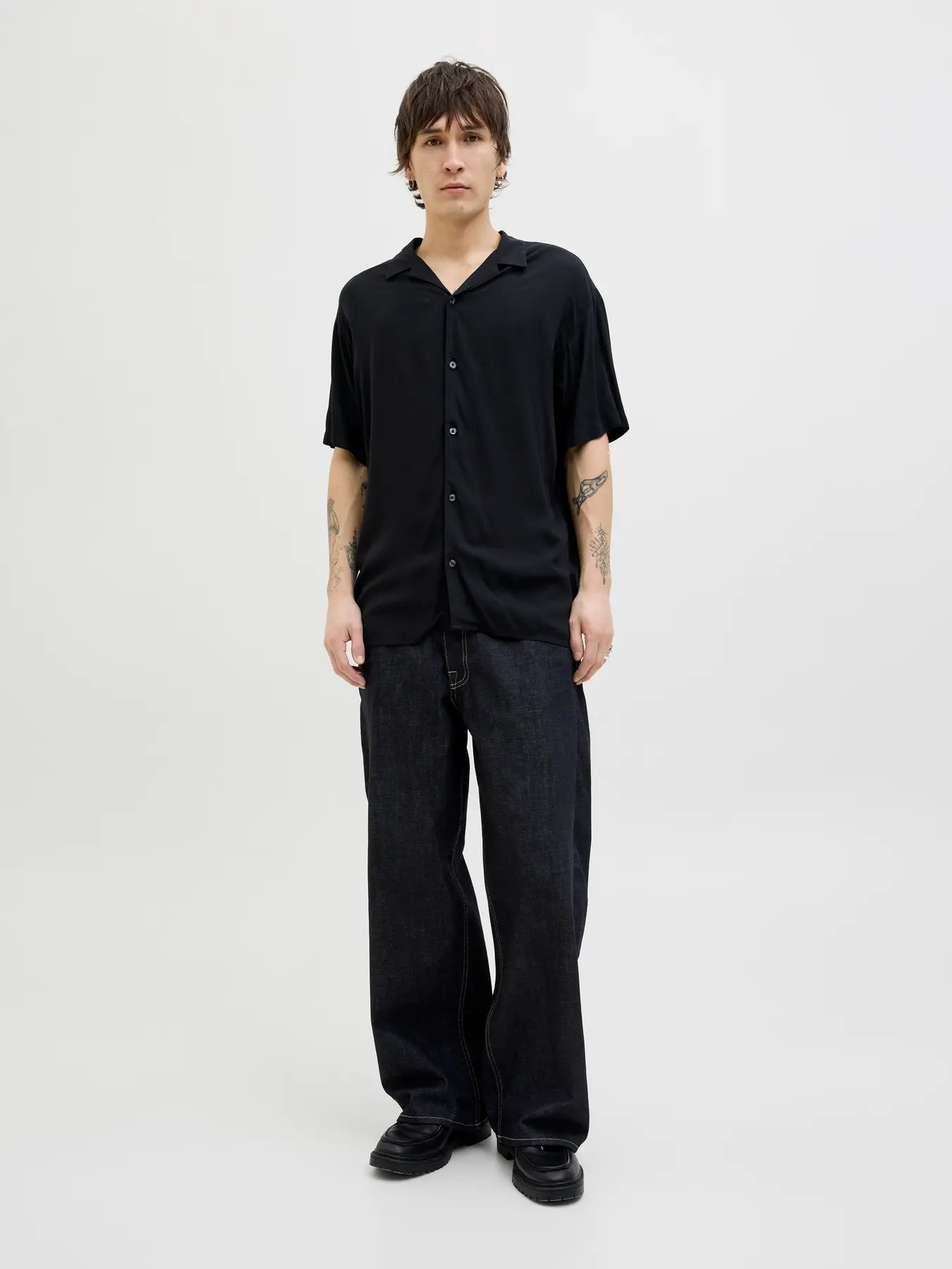 JACK & JONES CAMICIA JJEJEFF RESORT - Col. nero