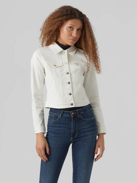 VERO MODA Giacca di Jeans 'VMLUNA' - col. Bianco
