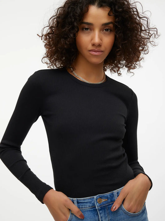 Vero Moda MCHLOE - Maglietta a manica lunga - col. nero