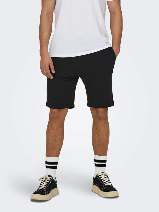 BERMUDA BASIC IN COTTONE - col. Nero