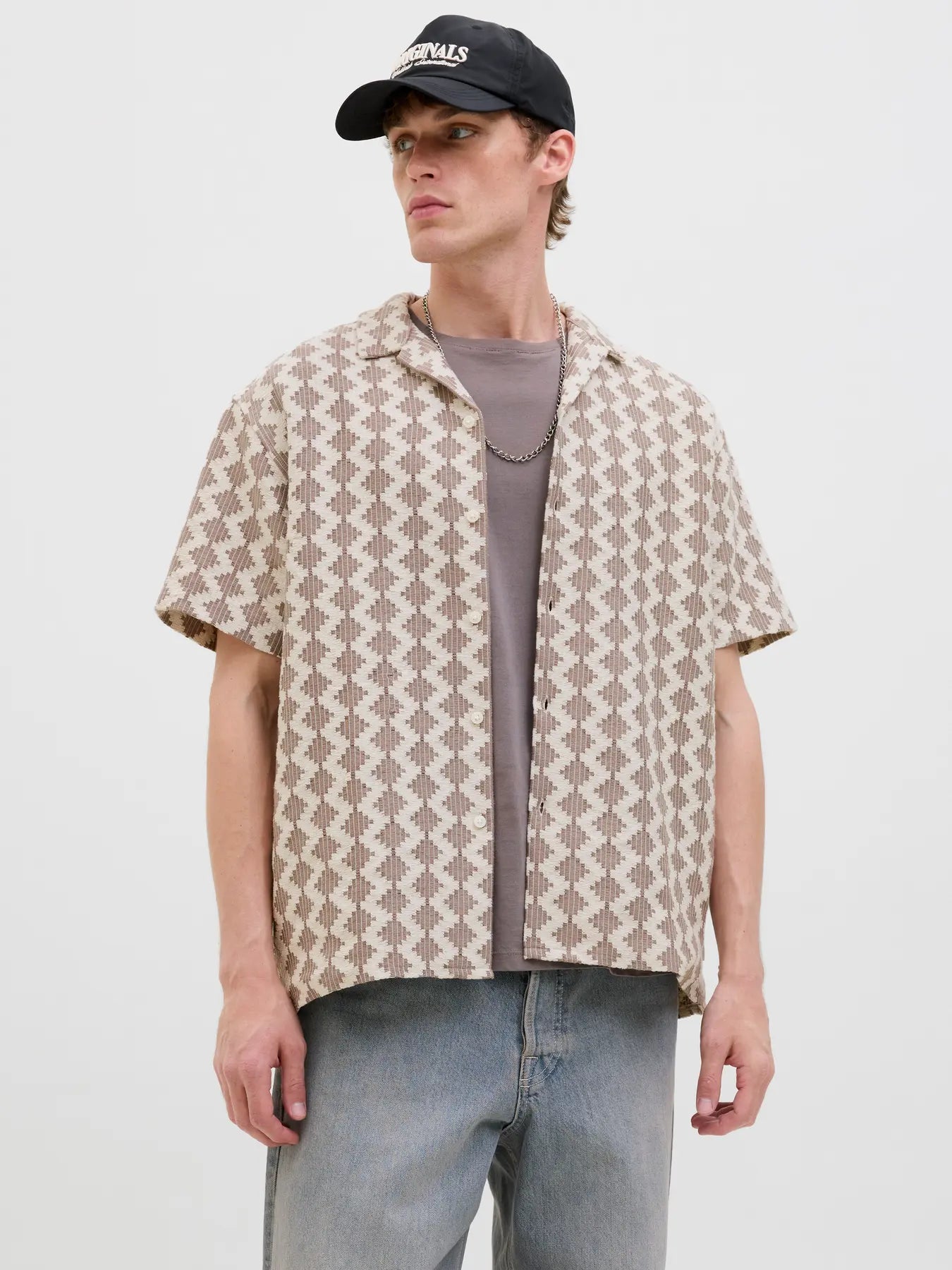 JACK & JONES CAMICIA TEXTURE RELAXED FIT