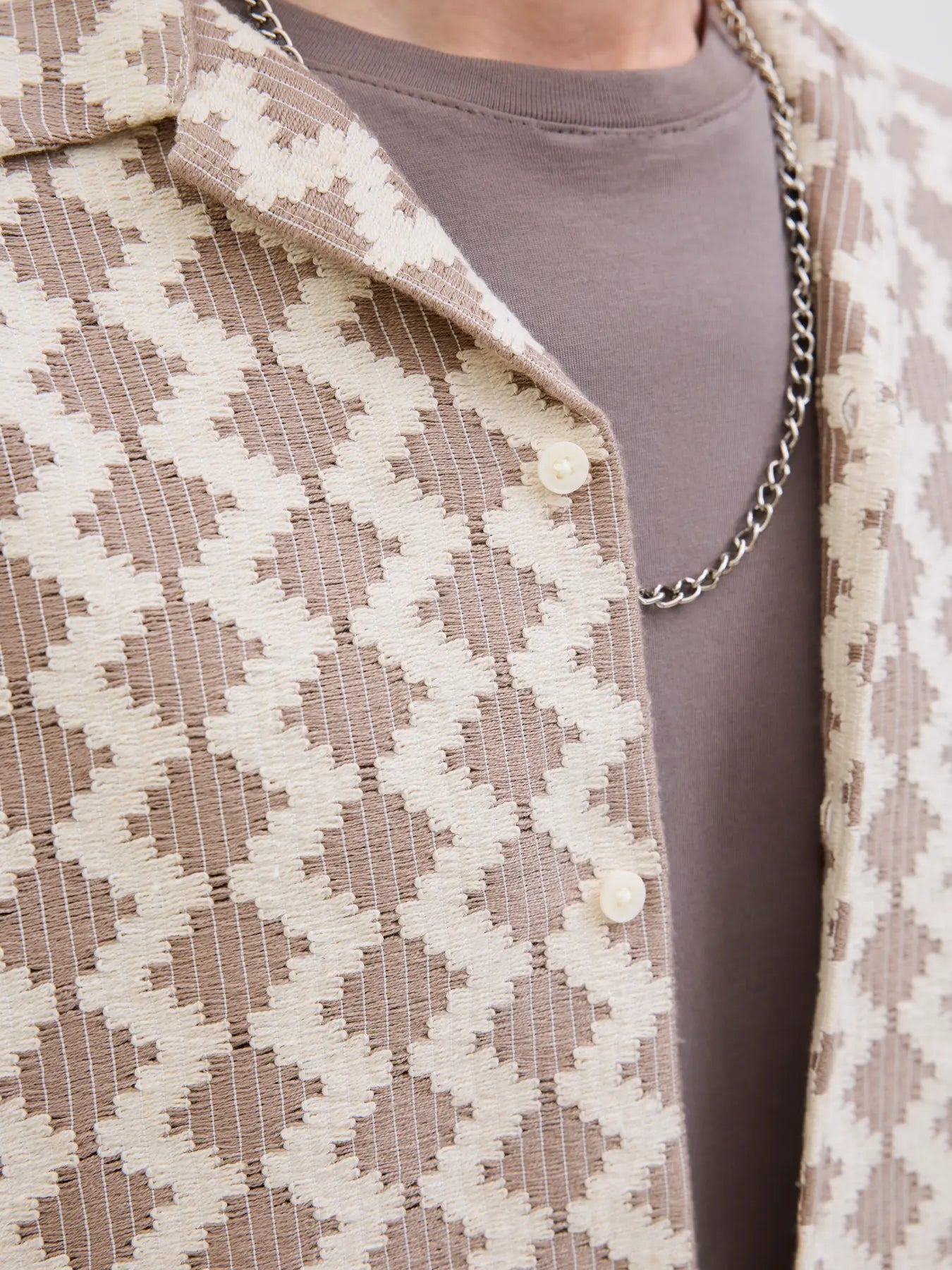 JACK & JONES CAMICIA TEXTURE RELAXED FIT