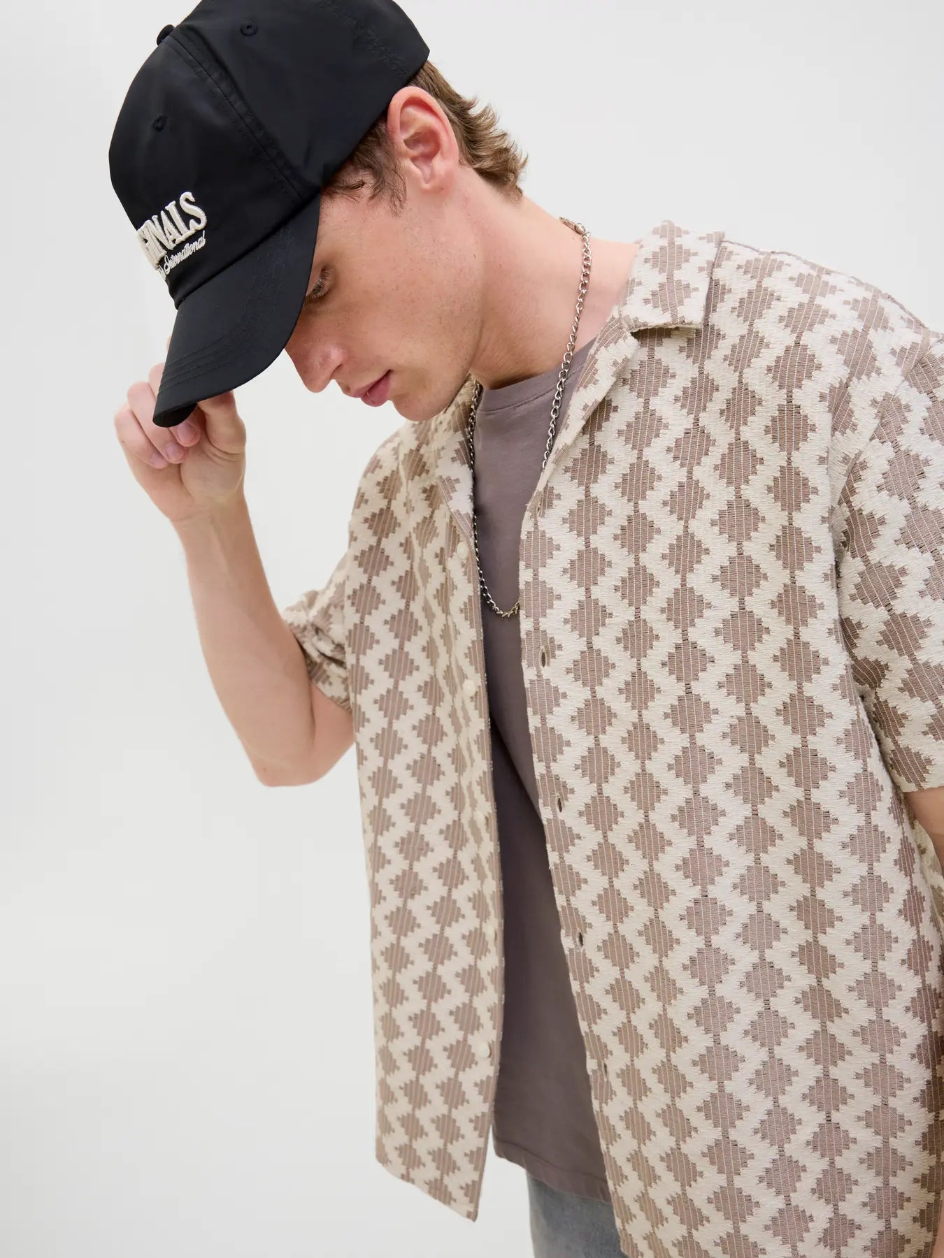 JACK & JONES CAMICIA TEXTURE RELAXED FIT
