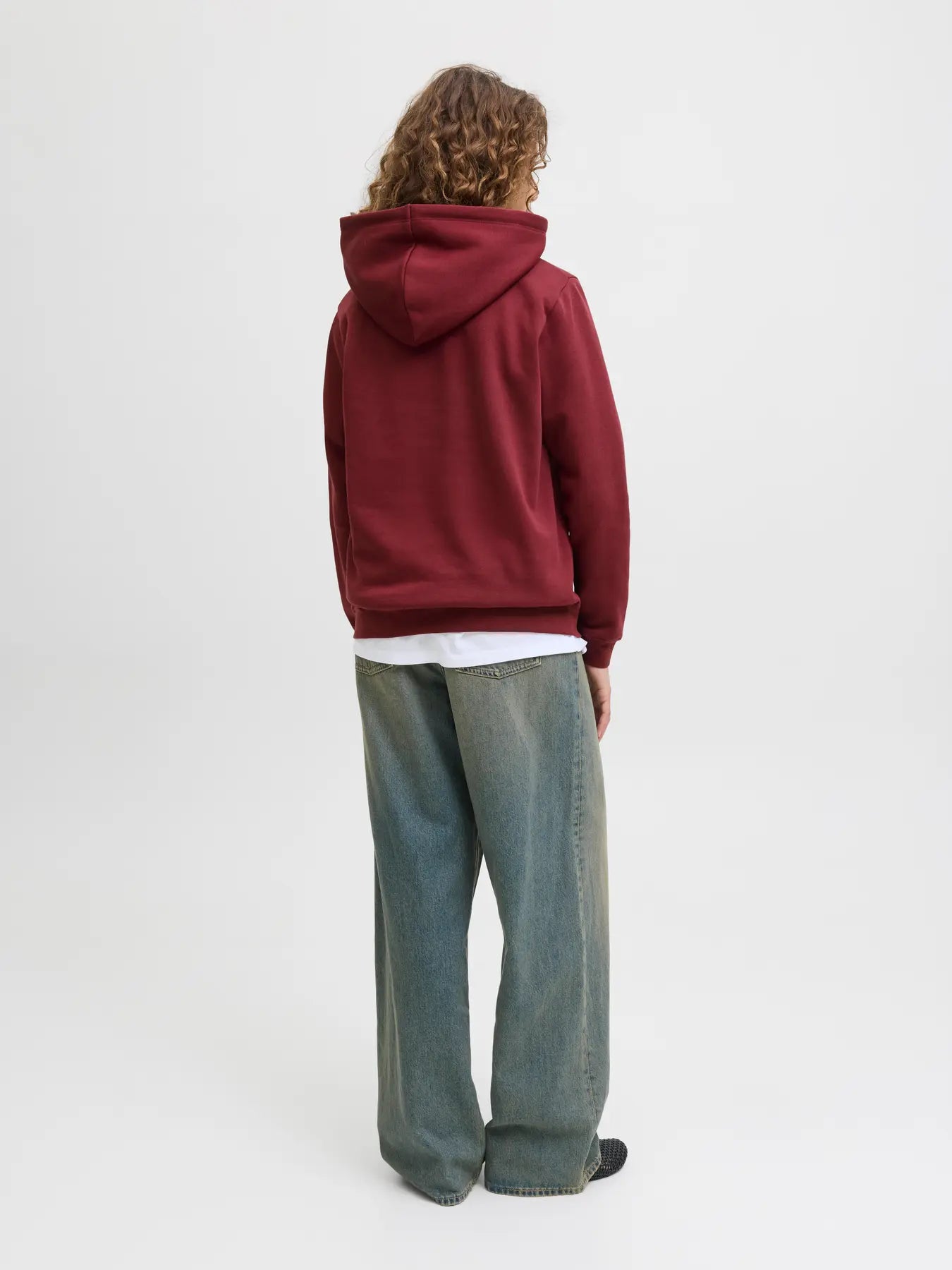 JJXX Felpa con cappuccio 'JXABBIE' in col. bordeaux