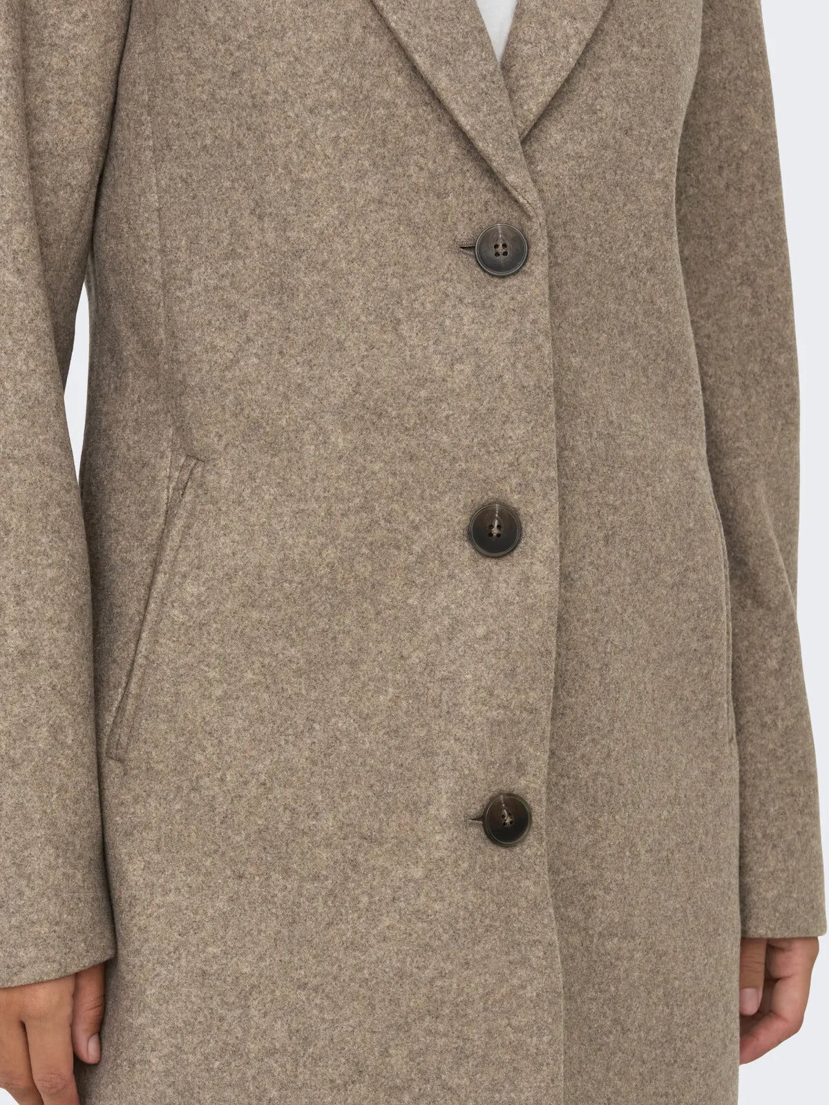 JDYECHO Cappotto - Col. beige