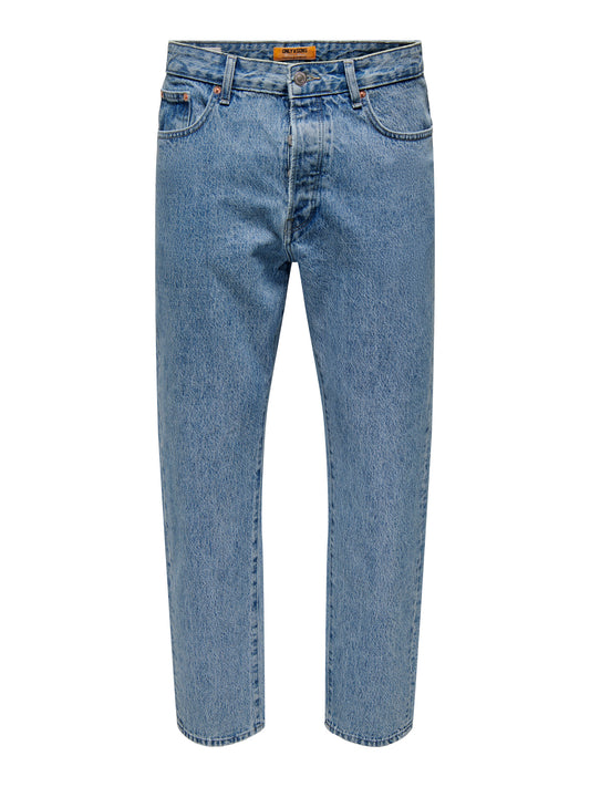 ONLY & SONS ONSTYE LOOSE TAPE JEANS - Denim