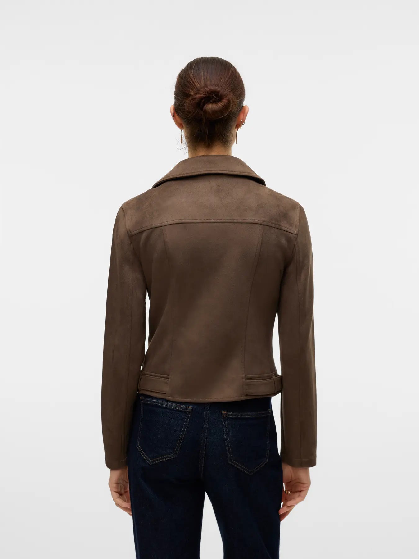 Vero Moda JOSE - Giacca in similpelle - Chocolate