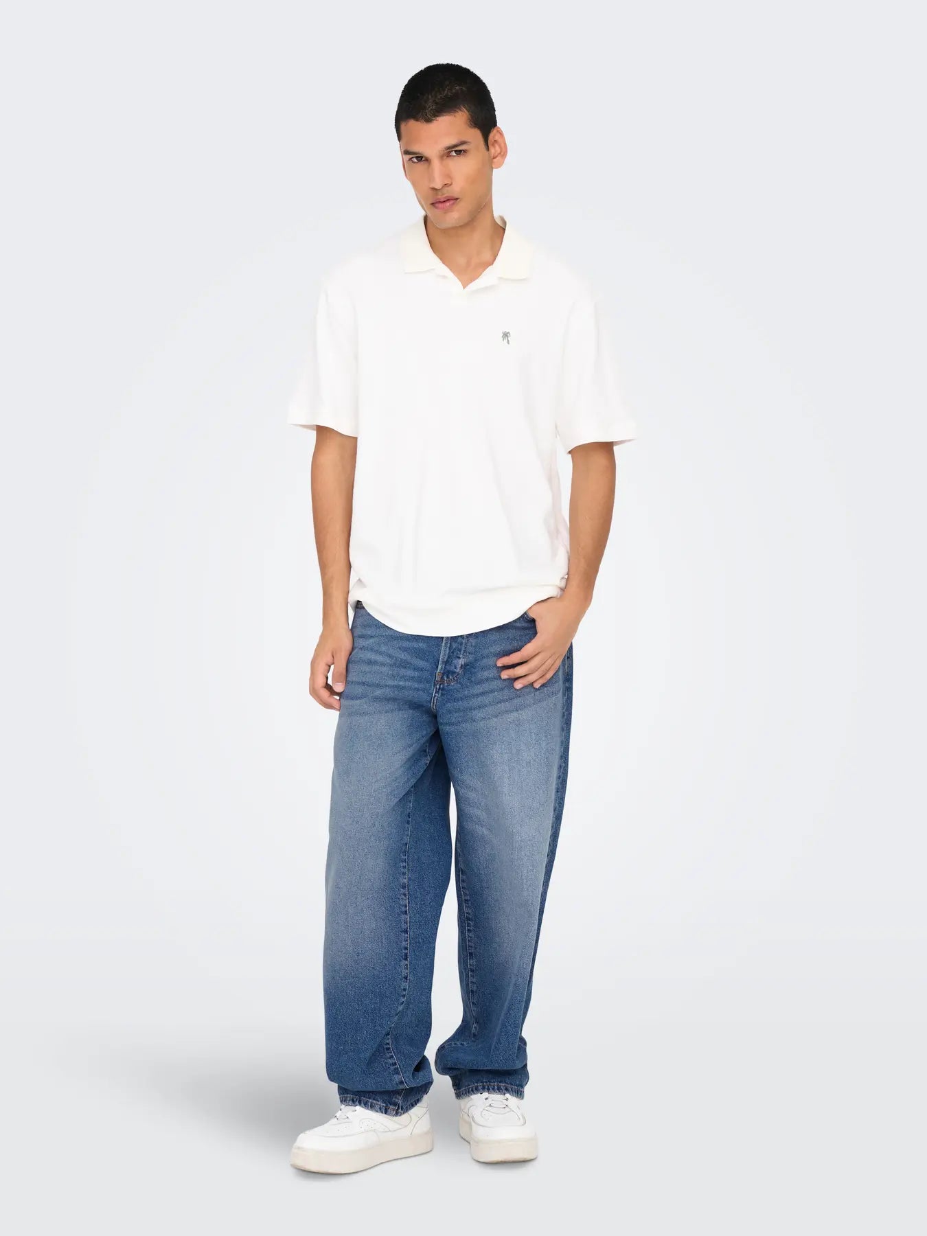 ONLY & SONS JEANS BAGGY "ONSFADE" - Blue Denim