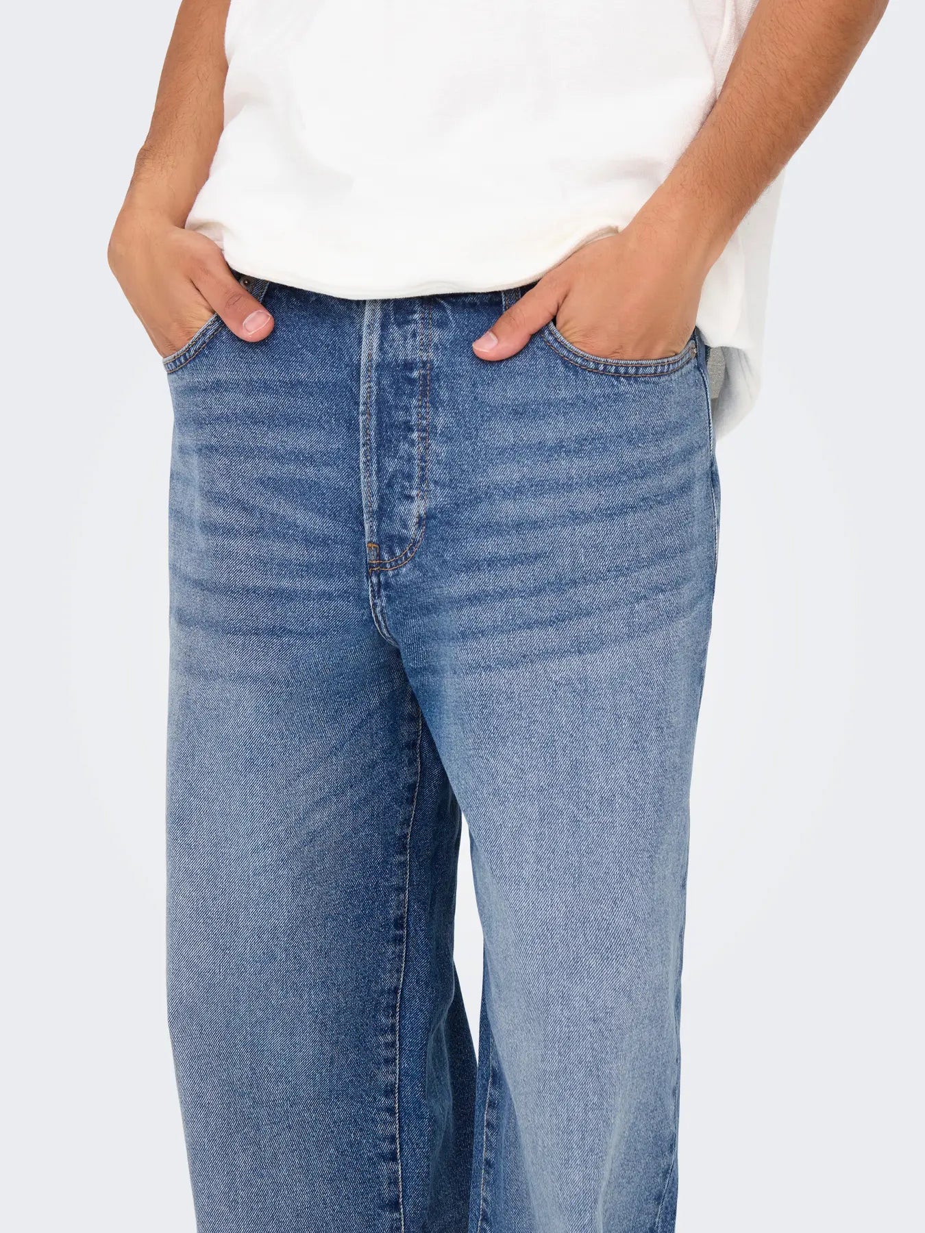 ONLY & SONS JEANS BAGGY "ONSFADE" - Blue Denim