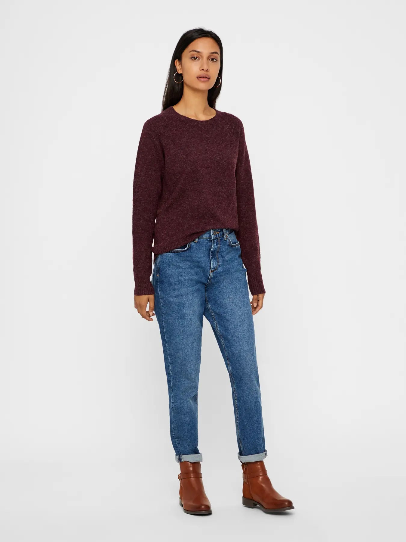 Vero Moda - Maglione VMDOFFY - Bordeaux