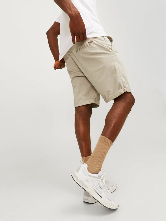 JACK & JONES PANTALONCINO CHINO - Col. Beige