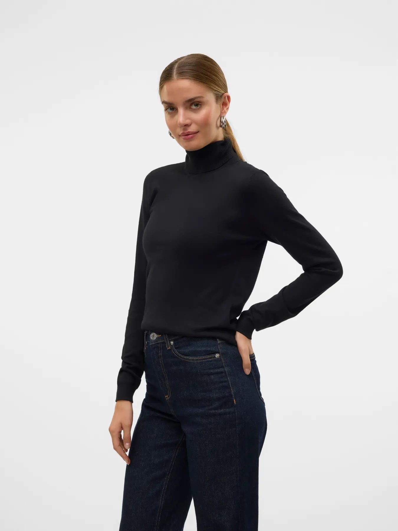 Vero Moda - Pullover dolcevita 'VMIRIS' - Nero