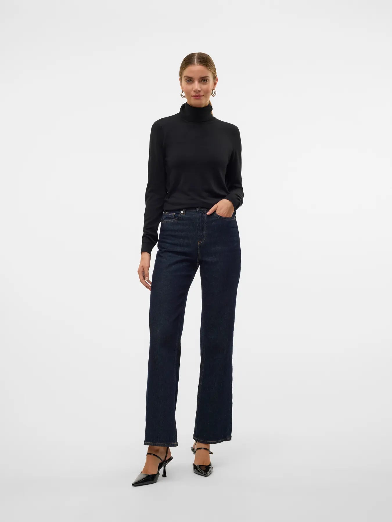 Vero Moda - Pullover dolcevita 'VMIRIS' - Nero