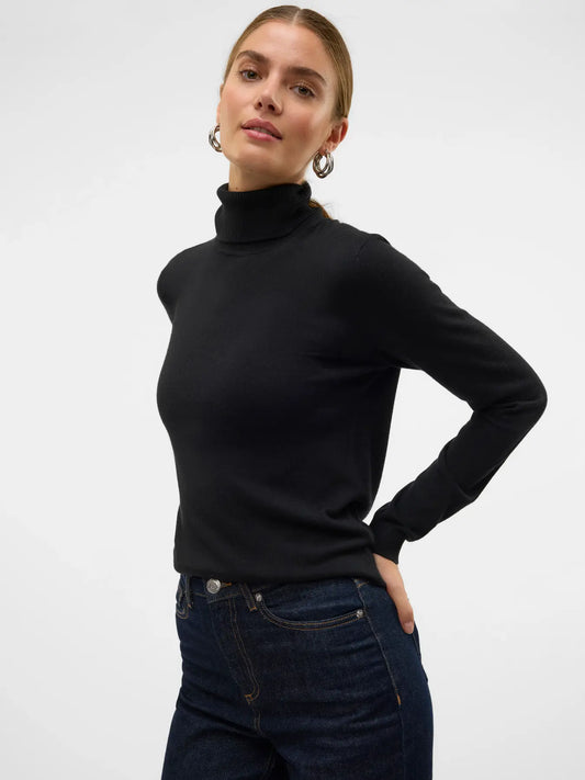 Vero Moda - Pullover dolcevita 'VMIRIS' - Nero