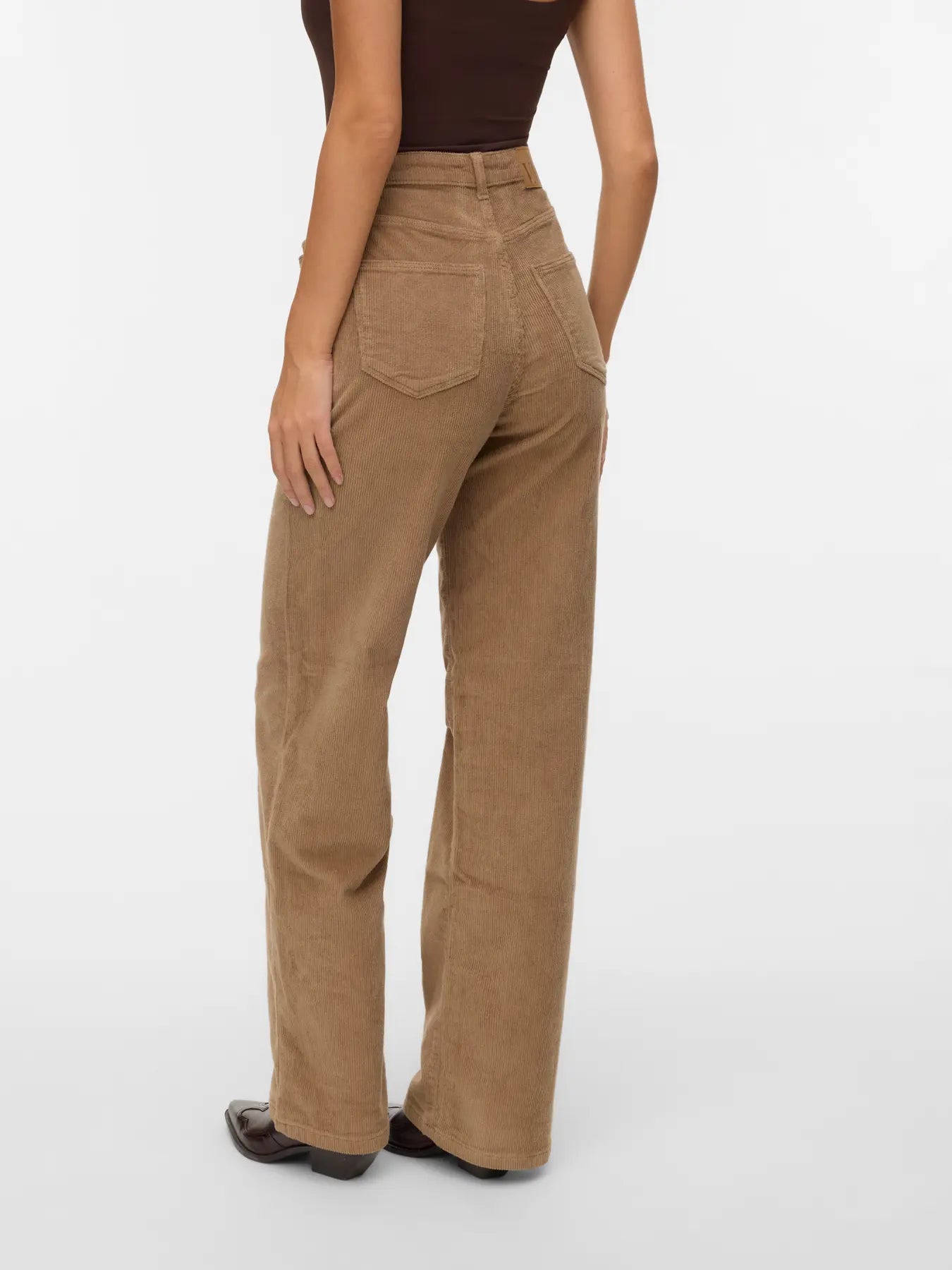 Vero Moda Pantalone in velluto TESSA - Col. Beige