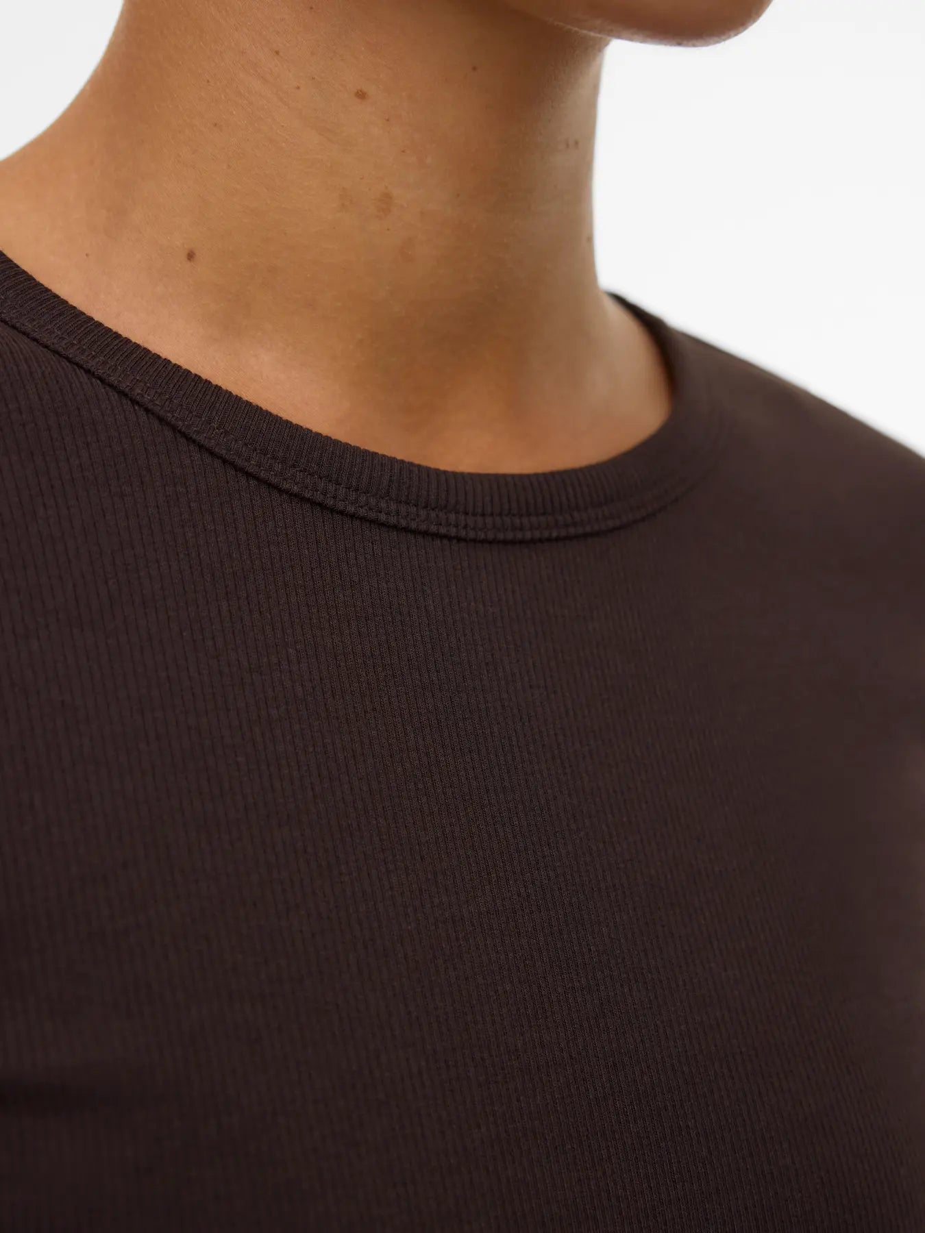 Vero Moda MCHLOE - Maglietta a manica lunga - col. marrone