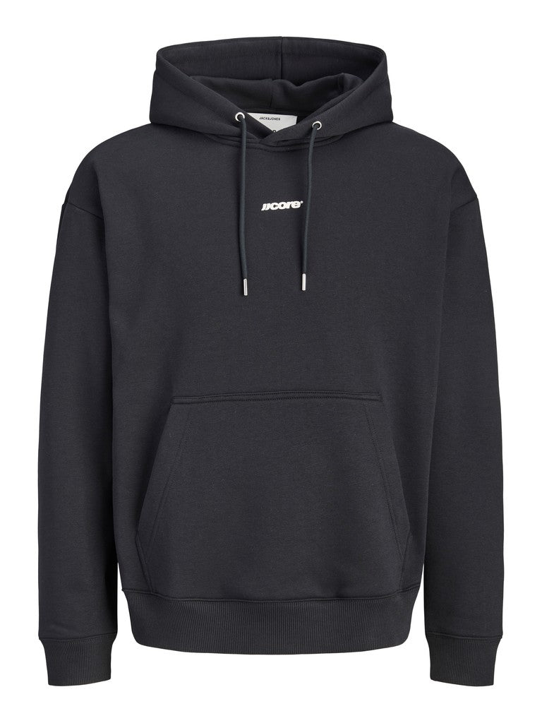 JACK & JONES FELPA CON CAPPUCCIO "JCOCLUB" - Nero