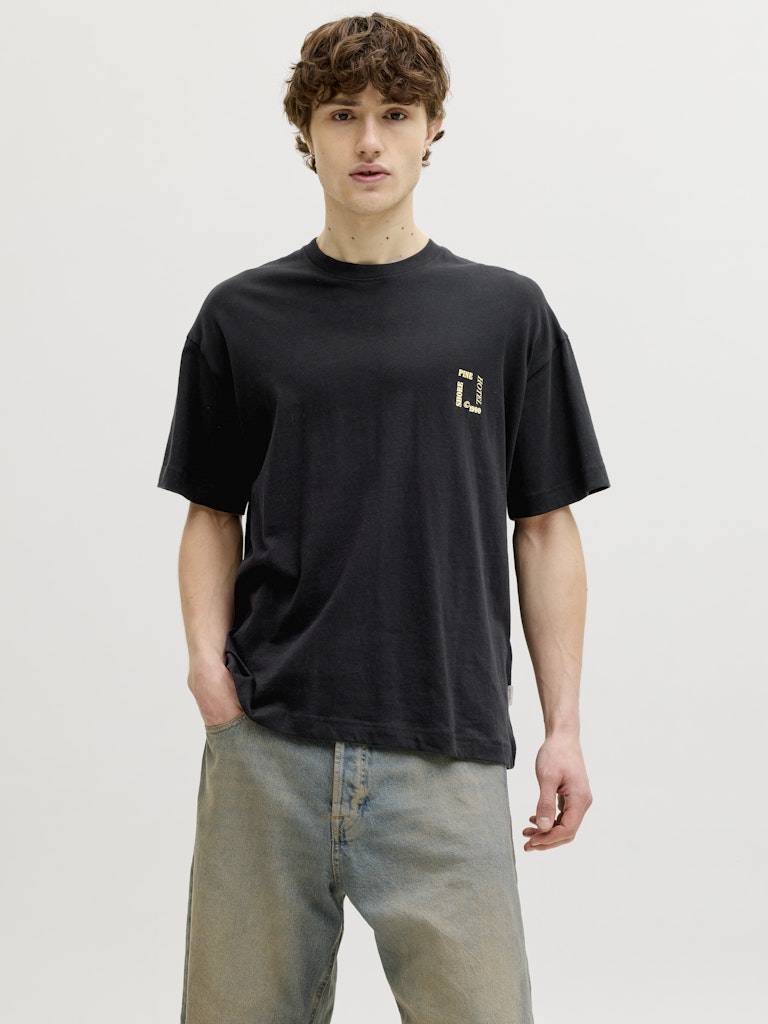 JACK & JONES T-SHIRT "PINE SHORE" - Col. nero
