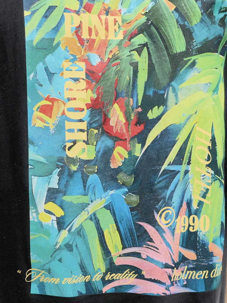 JACK & JONES T-SHIRT "PINE SHORE" - Col. nero