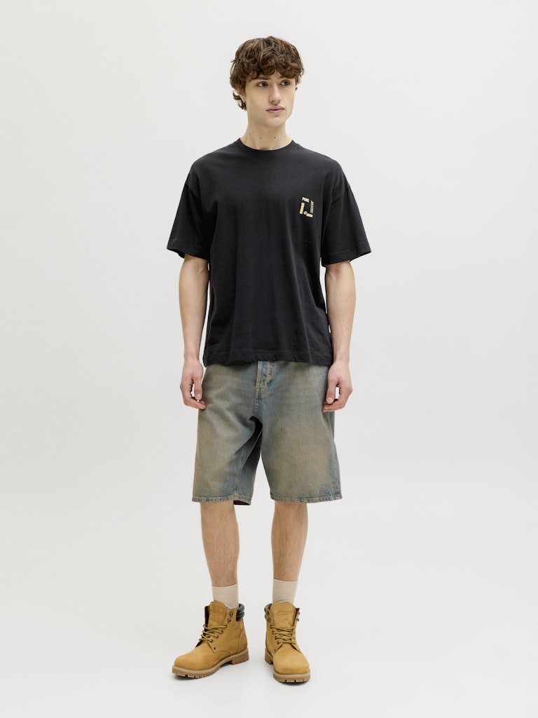 JACK & JONES T-SHIRT "PINE SHORE" - Col. nero